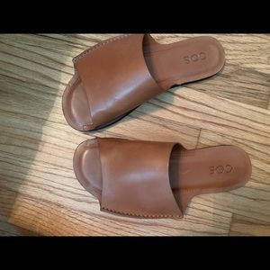 COS leather slides